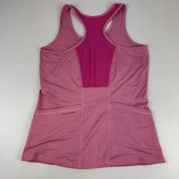 Club Ride Womens Size M Trixie In-Motion Pocketed Cycling Tank Top Pink - Picture 8 of 8